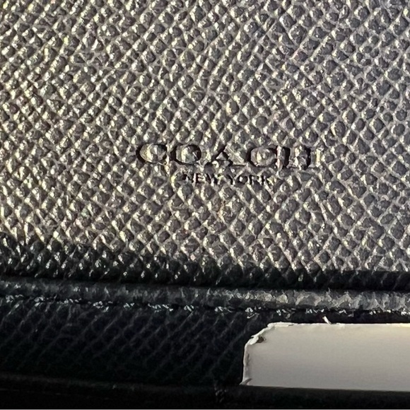 Coach Wallet - Cross Grain Leather in Blue - Picture 4 of 16